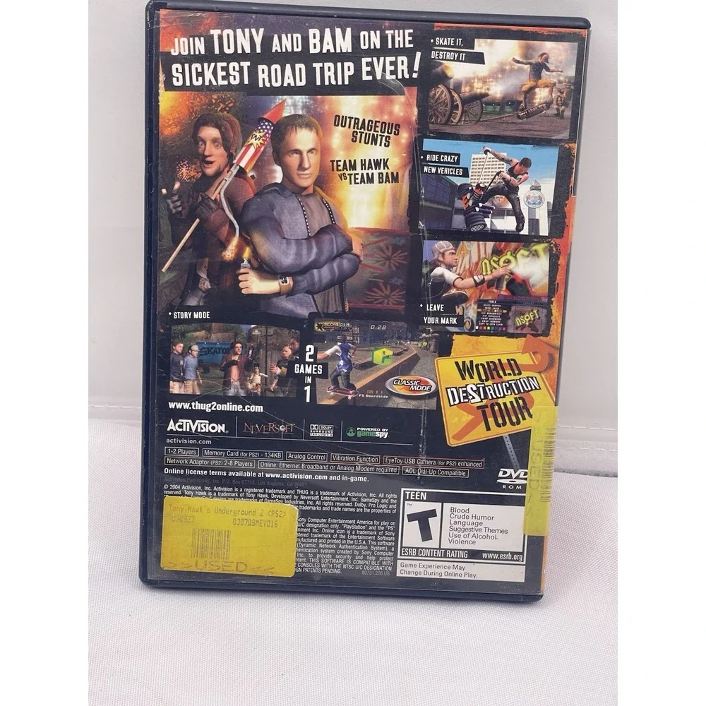 Tony‎ Hawk's Underground 2 Sony PlayStation 2